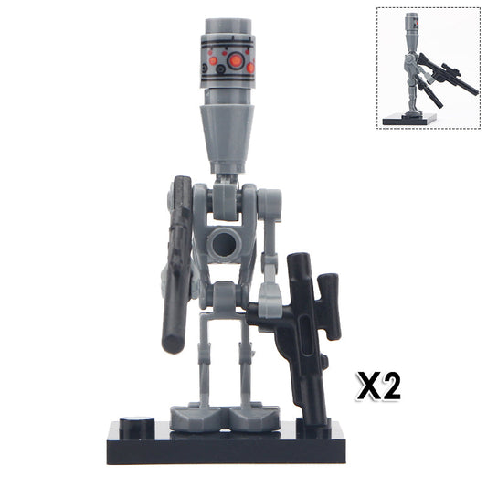 2 x IG-88 Droid custom Star Wars Minifigure